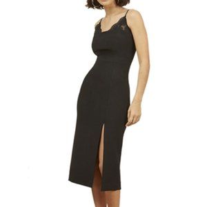 Finders Keepers Kobie Midi Dress in Black